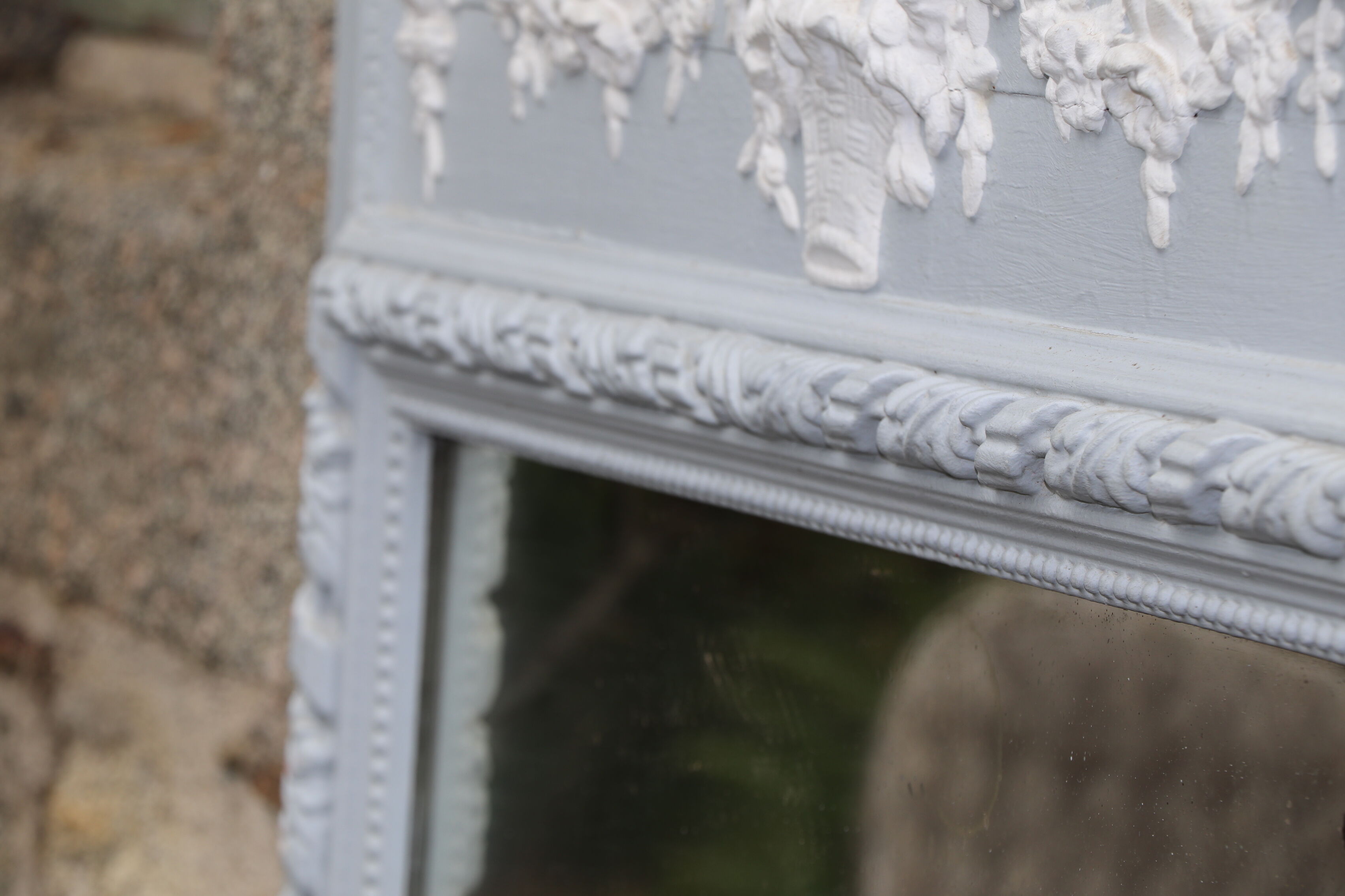 Ancient trumeau - mirror 157x105cm