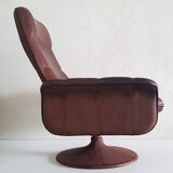 De Sede ds 50 swivel leather armchair, Switzerland 1970