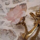 Paire d appliques laiton massif 81 x 49