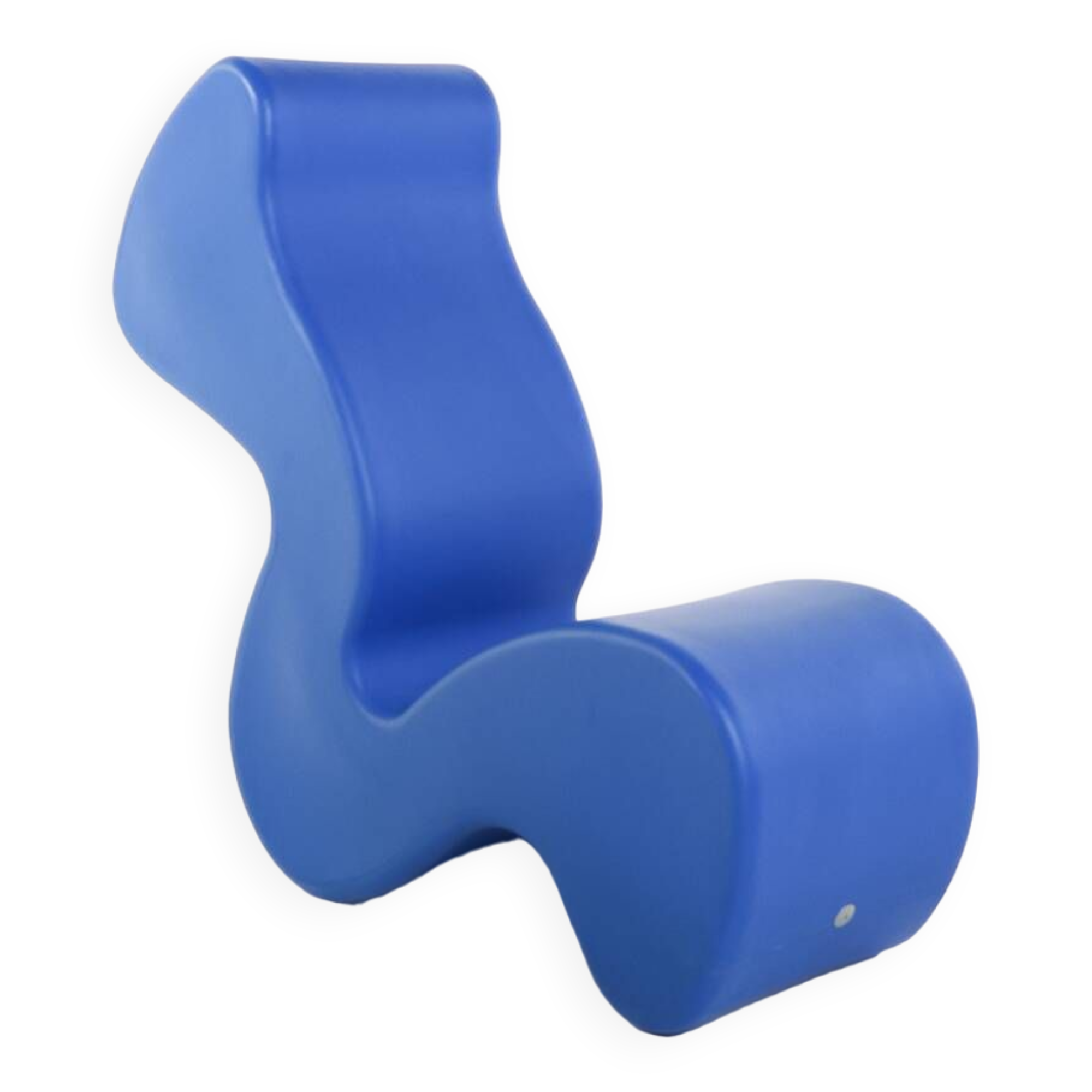 Chaise Phantom Bleue par Verner Panton
