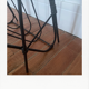 Magazine holders black metal and scoubidou