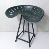 Old tractor seat stool
