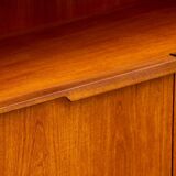 Scandinavian teak library with office 1960