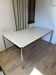 USM Haller desk in pearl grey laminate