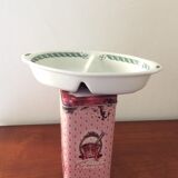 Ravier compartimenté porcelaine Tognana « Le terrine Botaniche »