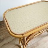 Rattan coffee table