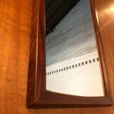 Scandinavian teak mirror circa 1960