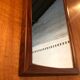 Miroir scandinave en teck vers 1960