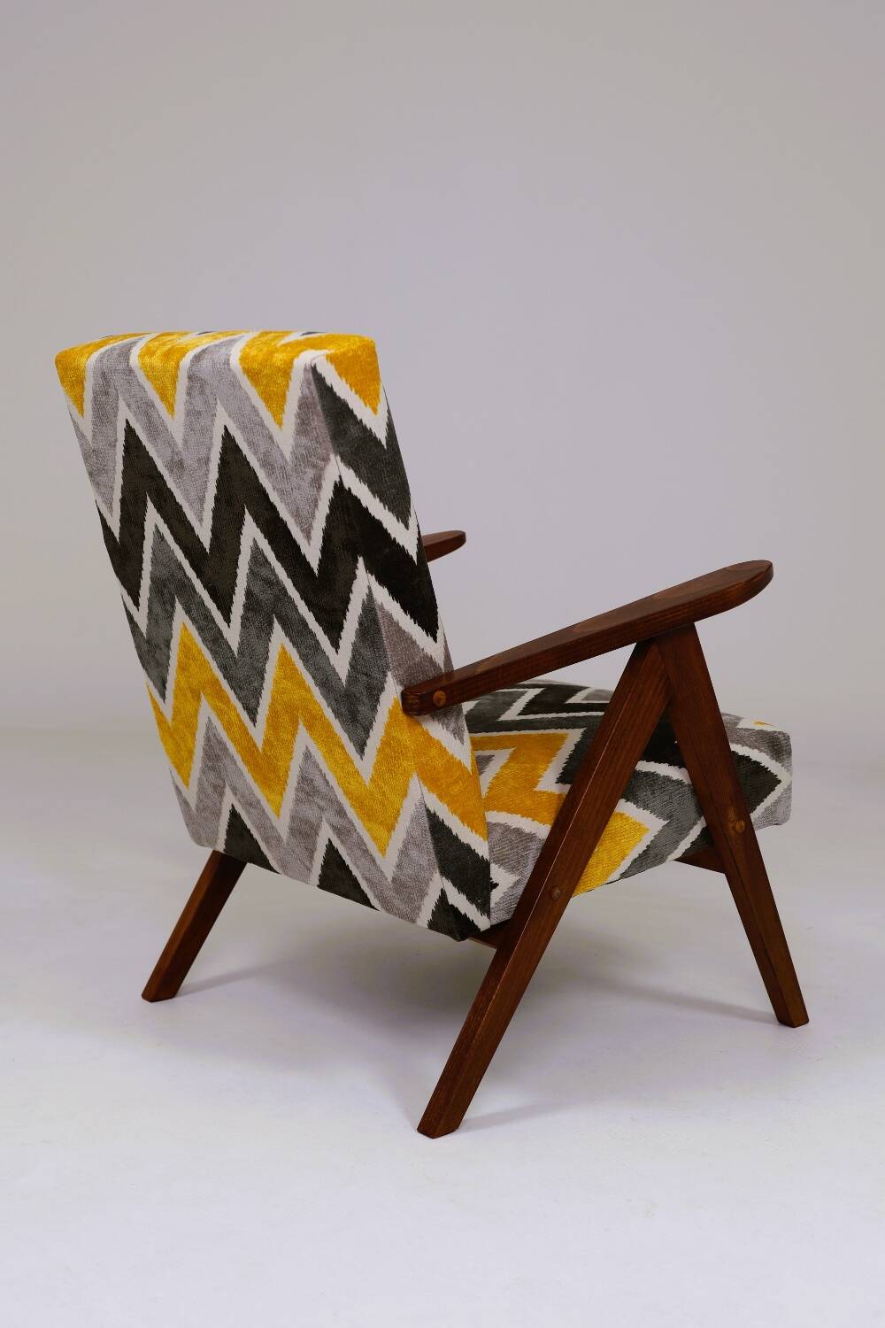 Vintage ethnic chic armchair modern design