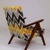 Vintage ethnic chic armchair modern design