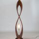 Abstract Wooden Standing Sculpture Floor Lamp by Flowlight Design Inifinity