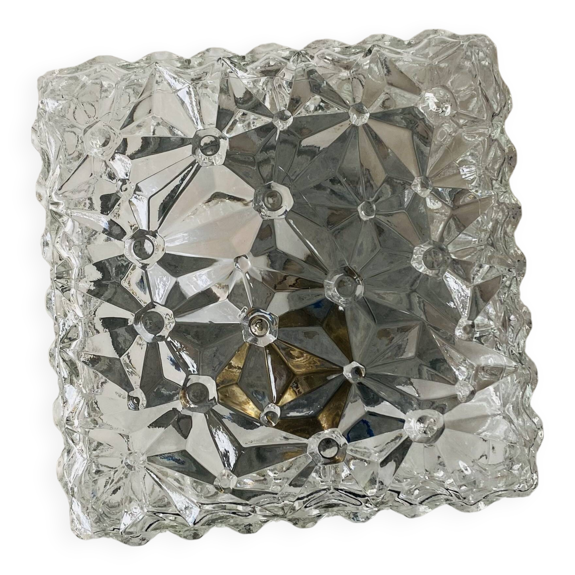 Small wall light ceiling light square glass minimalist porthole LAMP-7316