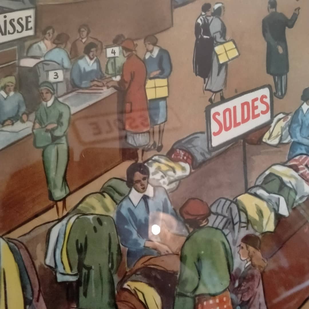 Vintage school poster