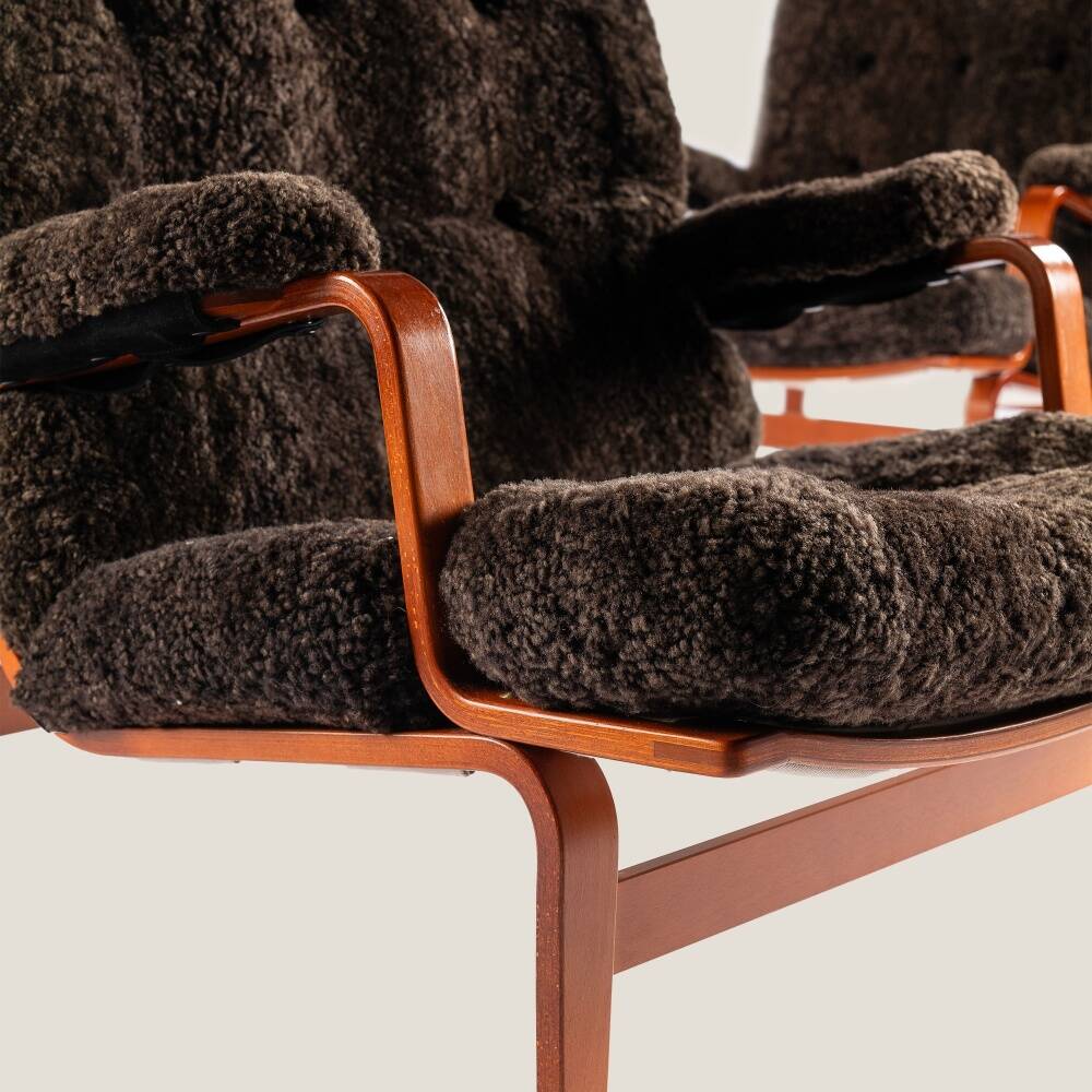 Ingrid armchair pair – Bruno Mathsson
