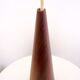 Suspension opaline Louis Kalff pour Philips 1960