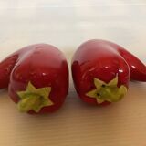 Salt and pepper red chilies