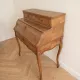 Antique solid wood secretary in Louis XV style