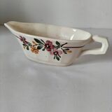 Sarreguemines sauce boat, Bitche model, 1930-1950