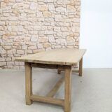 Solid oak farmhouse table