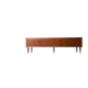 Scandinavian low sideboard in teak, 1960.