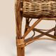 Child's chair in wicker and woven rattan