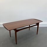 Teak Coffee Table by Tove and Edvard Kindt-Larsen for France & Son, Denmark, 1960s