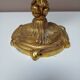 Pied de lampe en bronze,décor rocaille et volupte
