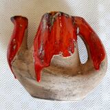 Vallauris vintage abstract pitcher