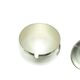 AAC Sugar Bowl mid-century modern, silver-plated brass, Poland, 1960s