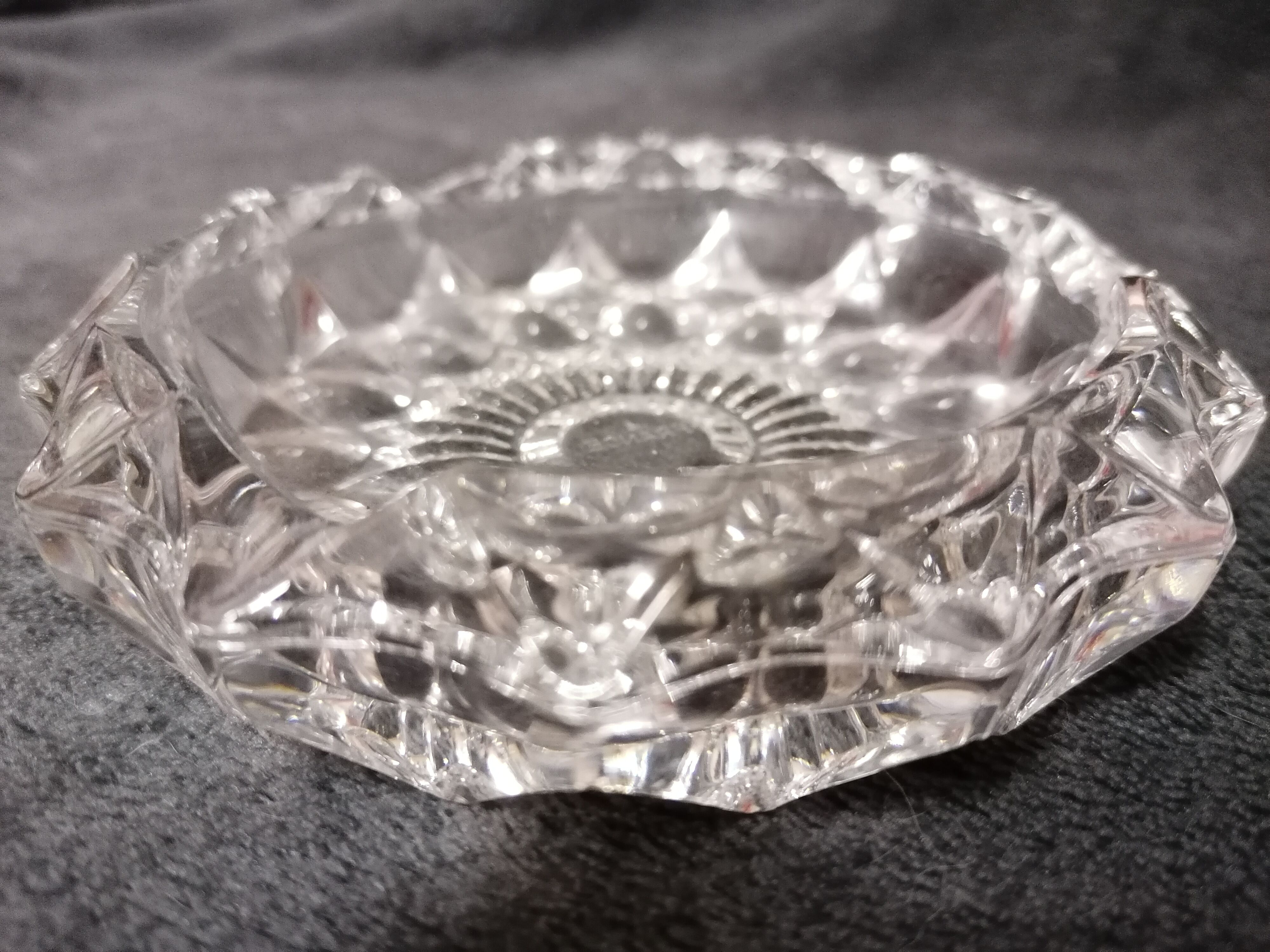 Ashtray glass cup France