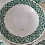 Set of 9 earthenware soup plates – Saint-Amand, decor no. 207 (1941)