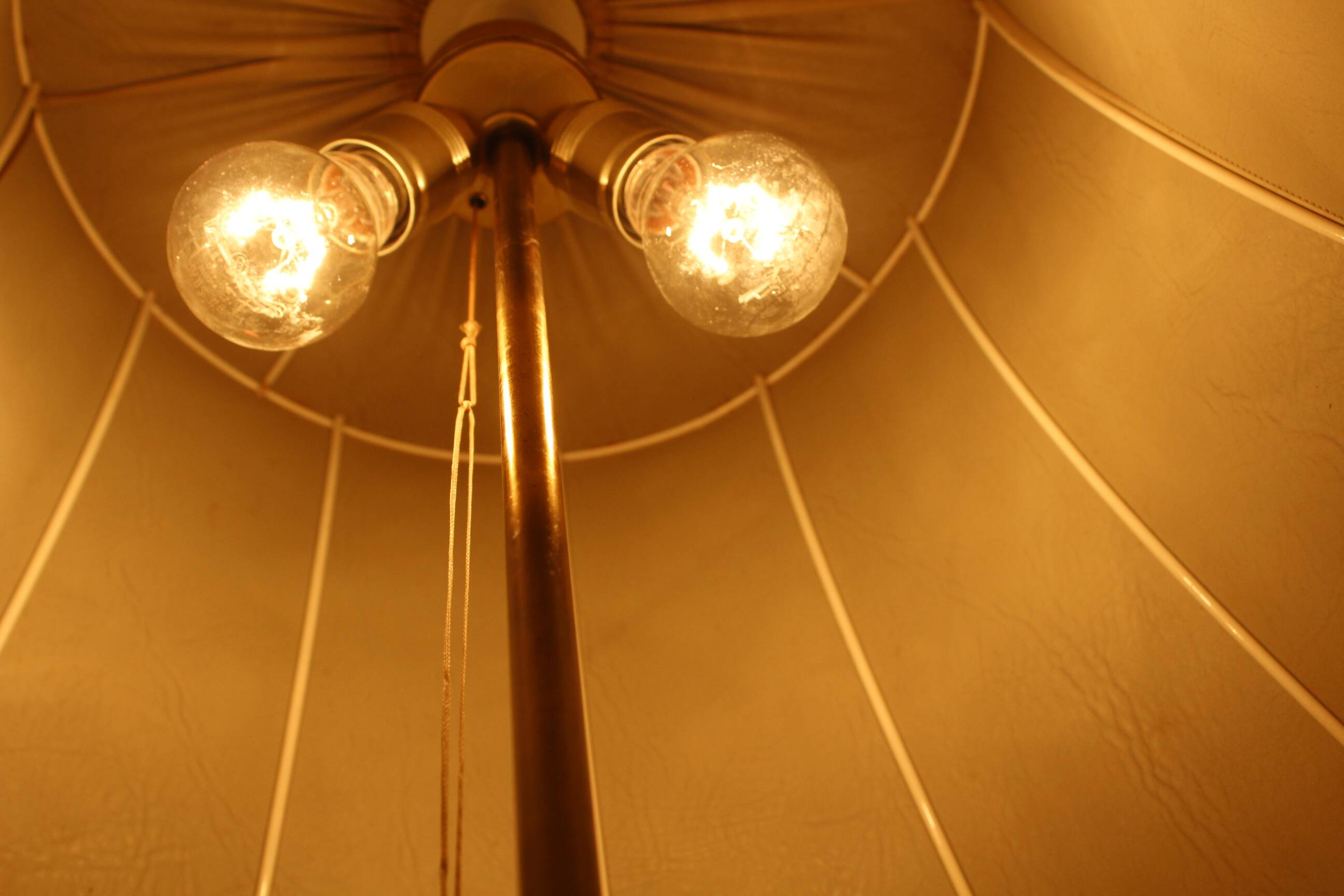 Large, Old World Brass Lamp, Germany 1950s