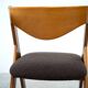 Set of five Italian dining chairs in the manner of Willy Rizzo