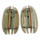 Pair of Murano glass wall sconces from the 1970s.