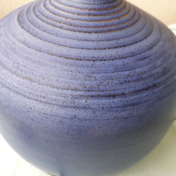 Pied de lampe bleu Ludovic