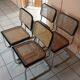 Set of 4 Cesca B32 chairs