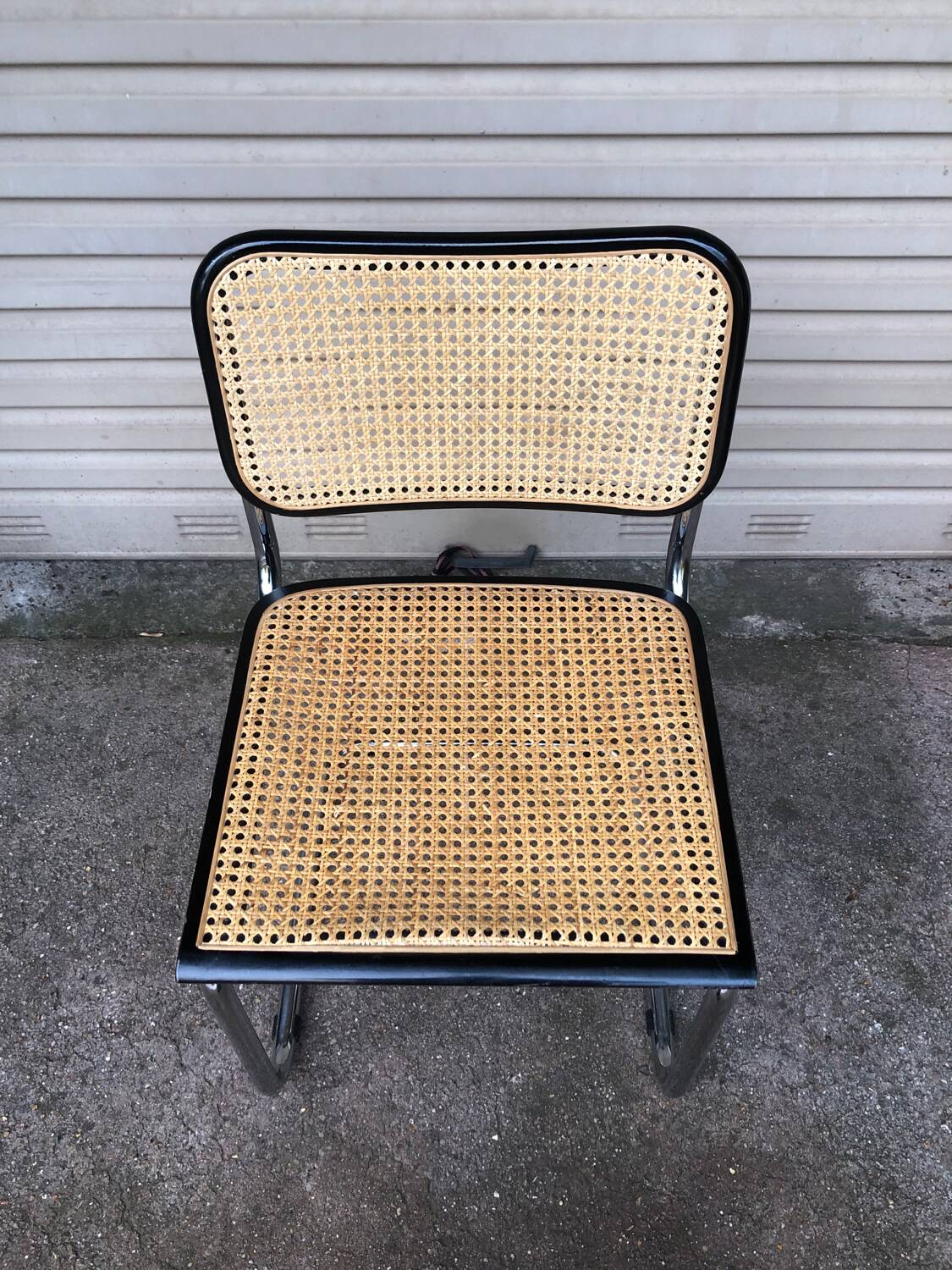 Vintage Cesca B32 chair by Marcel Breuer, Italy, 1989