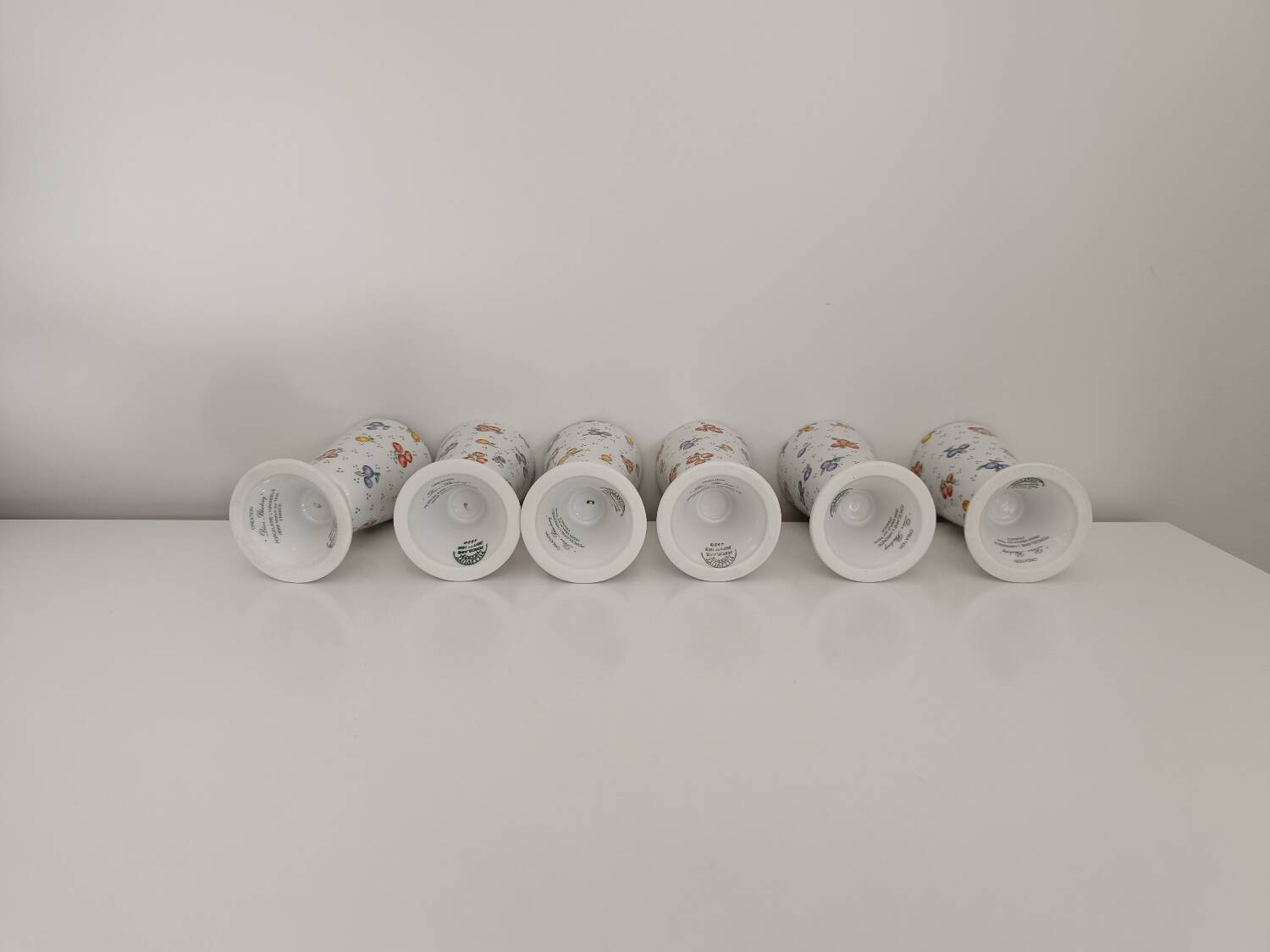 Set of 6 Mazagran porcelain mug Pillivuyt