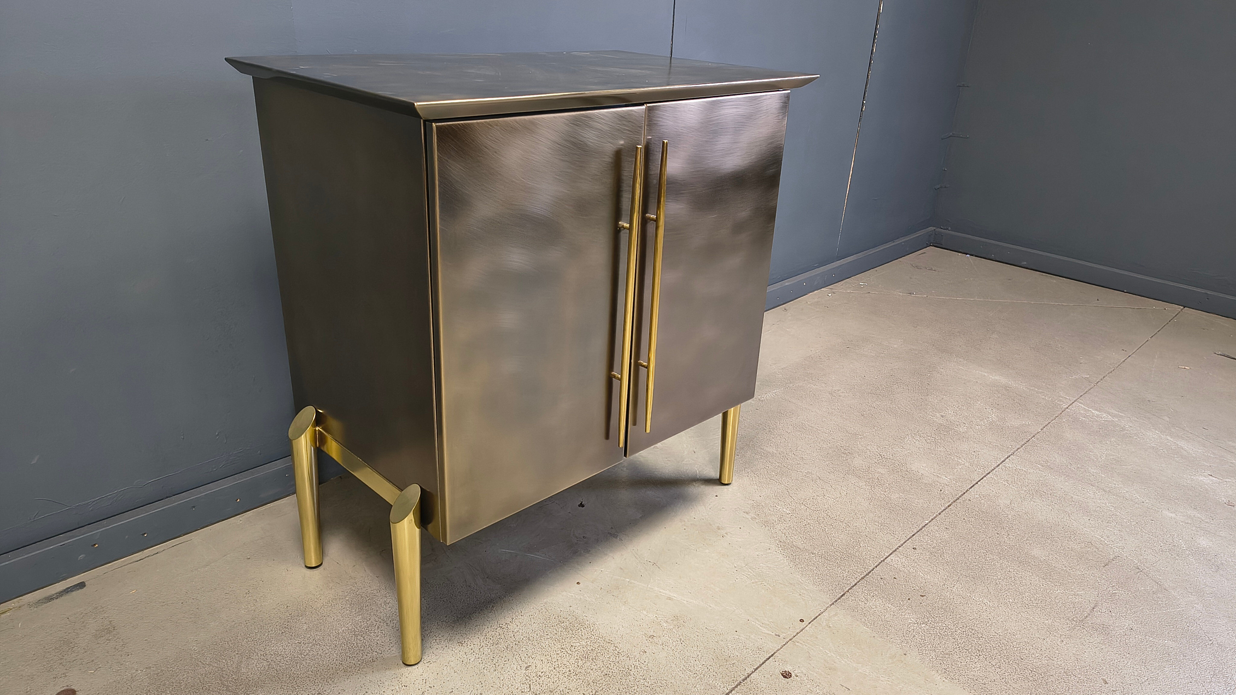Post modern bar cabinet by Belgochrom, 1980s