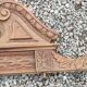 Ancient walnut pediment