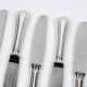 Christofle – 12 silver-plated dessert knives, Spatours model