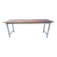 Table Insutrielle en Aluminium et Bois
