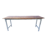 Industrial Table in Aluminum and Wood