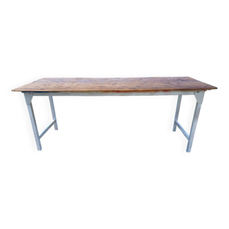 Table Insutrielle en Aluminium et Bois