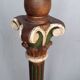 Esapgne ep 1900 ground carved wood lamppost