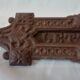 Cast-iron mailbox façade with fastening
