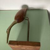 Heron brass and scandinavian teak 1960