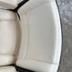 Set of two Baumann sled lounge chairs.