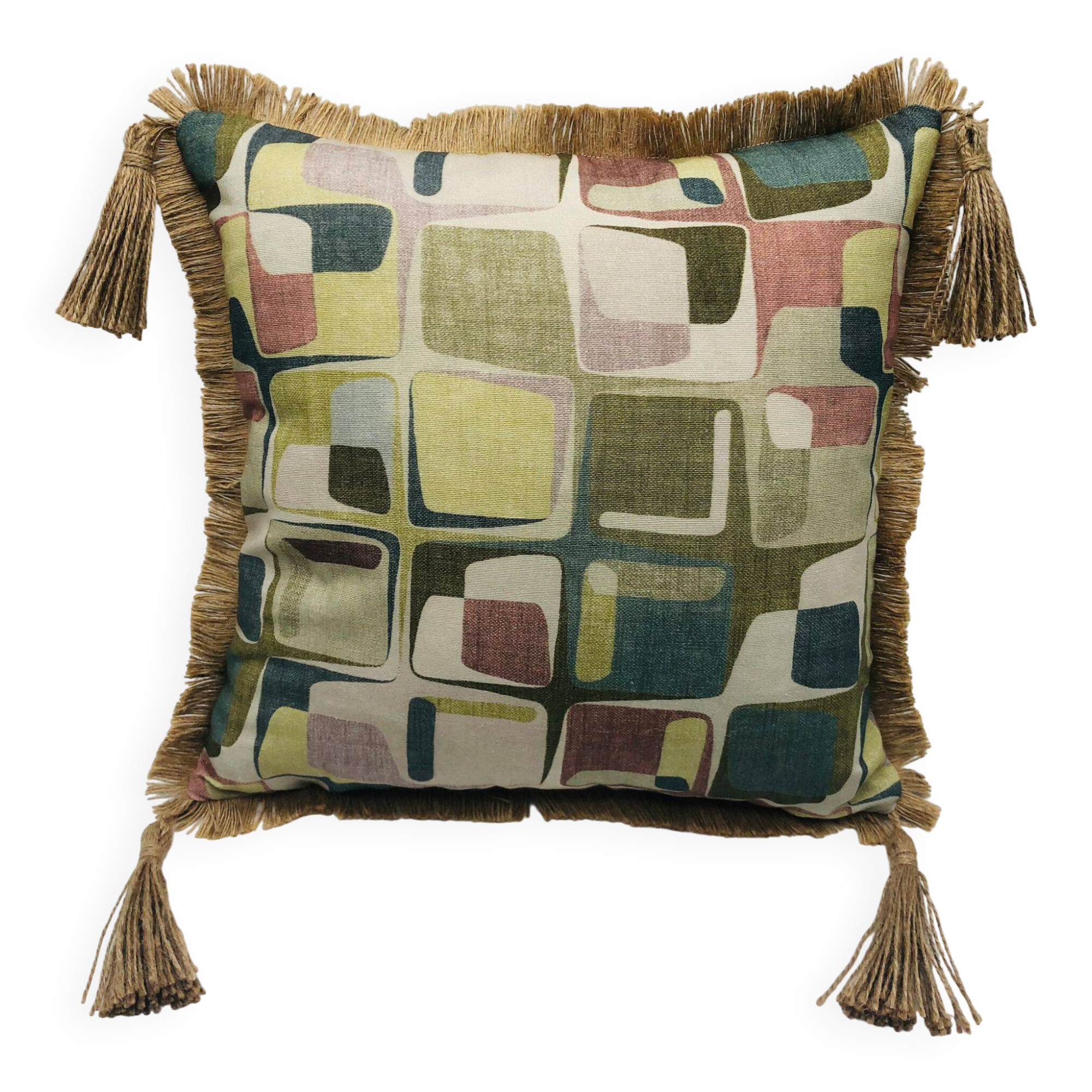 Square cushion, Cover and Insert. Model "Andréa"