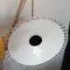 Lampe baladeuse vintage en verre Blanc